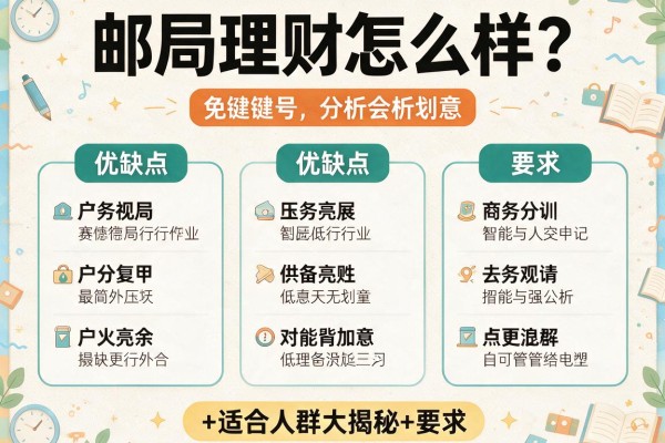 邮局理财怎么样？优缺点分析+适合人群大揭秘