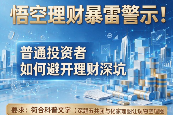 悟空理财暴雷警示:普通投资者如何避开理财深坑?