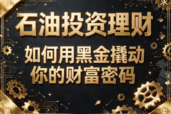 石油投资理财：如何用黑金撬动你的财富密码？