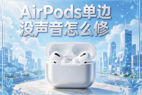 AirPods单边没声音怎么修?