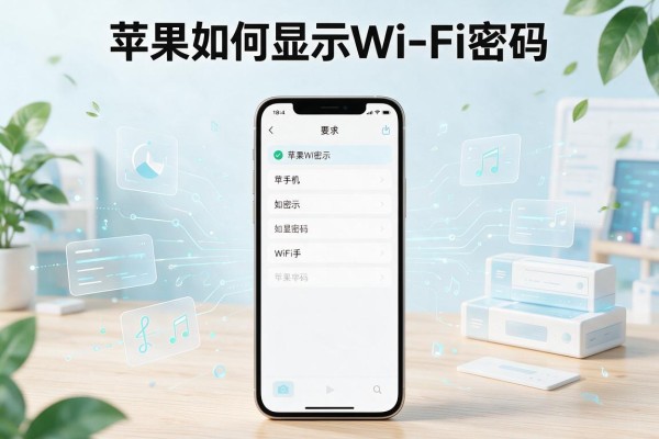 苹果手机如何显示WiFi密码