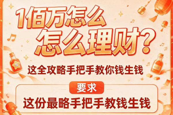1佰万怎么理财？这份最全攻略手把手教你钱生钱
