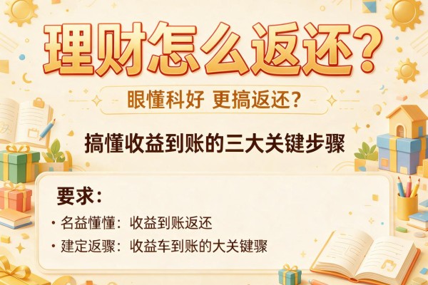 理财怎么返还?搞懂收益到账的三大关键步骤