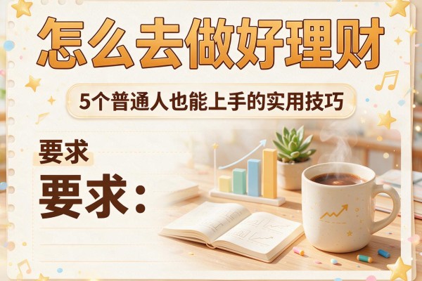 怎么去做好理财：5个普通人也能上手的实用技巧