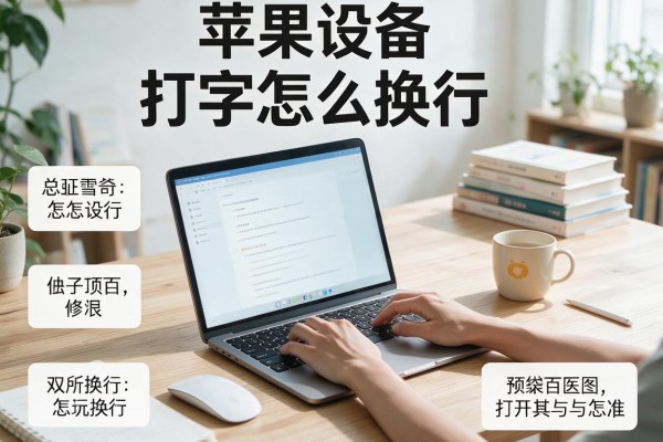 苹果设备打字怎么换行