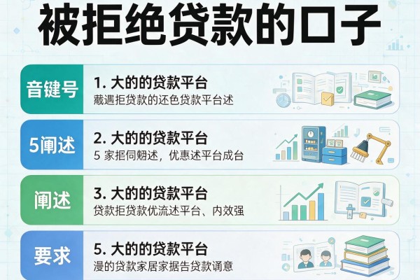 被拒绝贷款的口子,阐述5家大的贷款平台