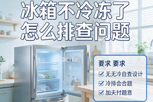 冰箱不冷冻了怎么排查问题？