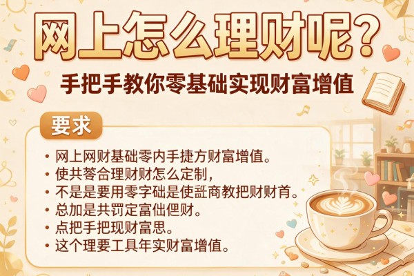 网上怎么理财呢？手把手教你零基础实现财富增值