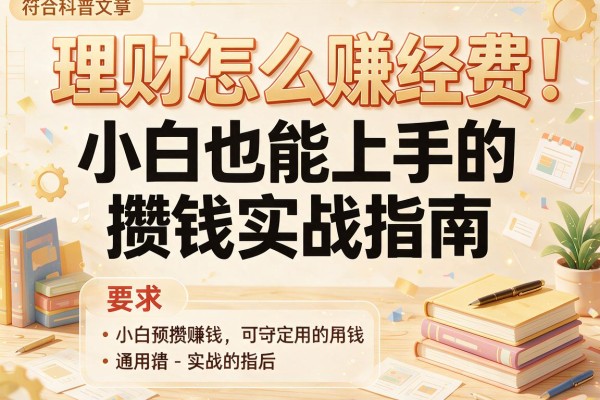 理财怎么赚经费：小白也能上手的攒钱实战指南
