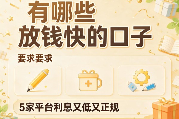 有哪些放钱快的口子，阐述5家平台利息又低又正规