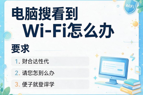电脑搜不到Wi-Fi怎么办?