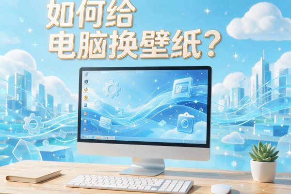 如何给电脑换壁纸？