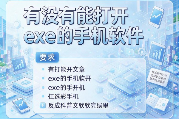 有没有能打开exe的手机软件