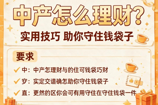 中产怎么理财？实用技巧助你守住钱袋子