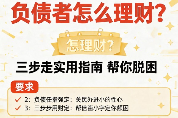 负债者怎么理财？三步走实用指南帮你脱困