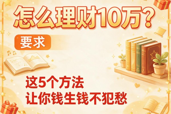 怎么理财10万？这5个方法让你钱生钱不犯愁