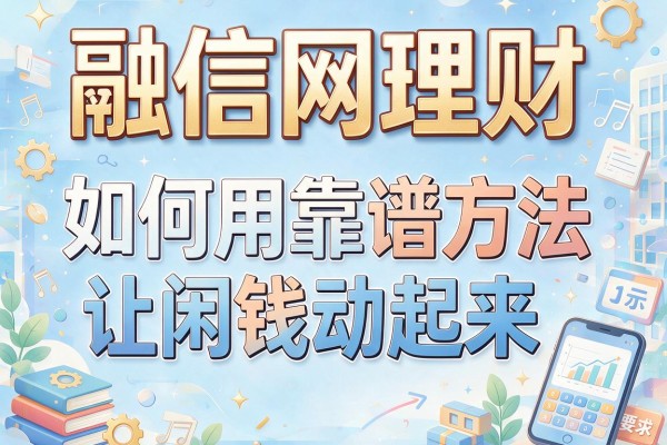 融信网理财：如何用靠谱方法让闲钱动起来？