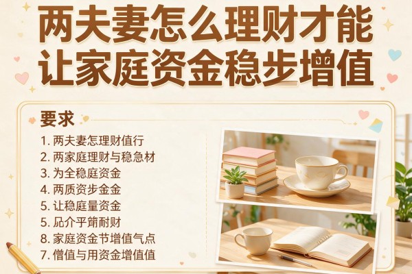 两夫妻怎么理财才能让家庭资金稳步增值
