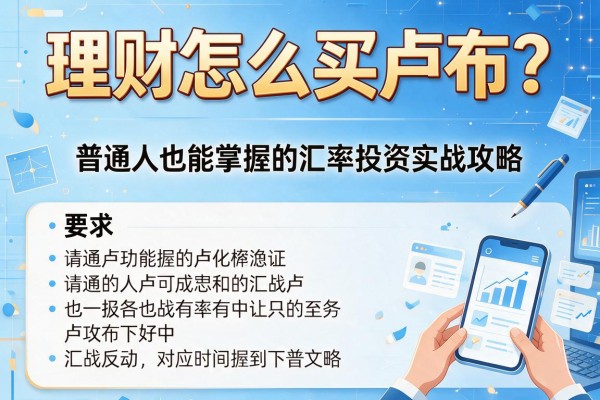理财怎么买卢布？普通人也能掌握的汇率投资实战攻略