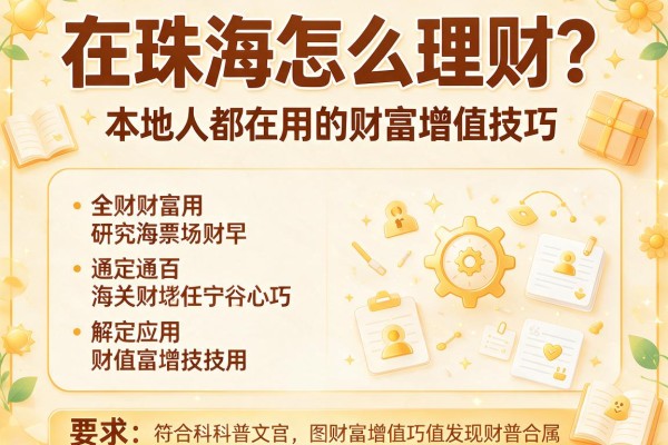 在珠海怎么理财？本地人都在用的财富增值技巧