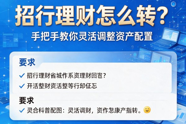招行理财怎么转？手把手教你灵活调整资产配置