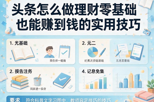 头条怎么做理财零基础也能赚到钱的实用技巧