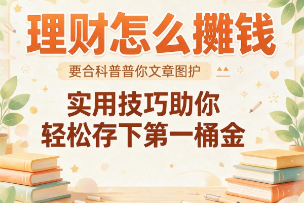 理财怎么攒钱:实用技巧助你轻松存下第一桶金