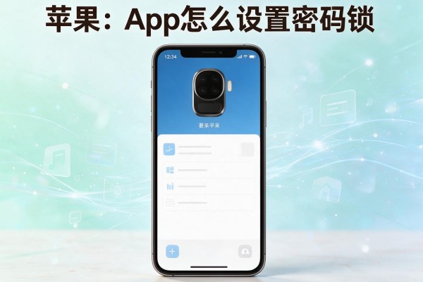 苹果手机App怎么设置密码锁?
