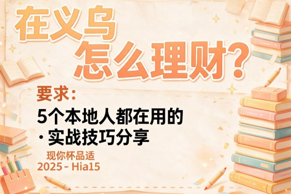 在义乌怎么理财？5个本地人都在用的实战技巧分享