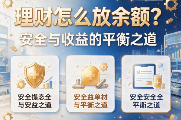 理财怎么放余额?安全与收益的平衡之道