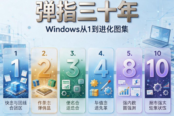 弹指三十年 Windows从1到10进化图集