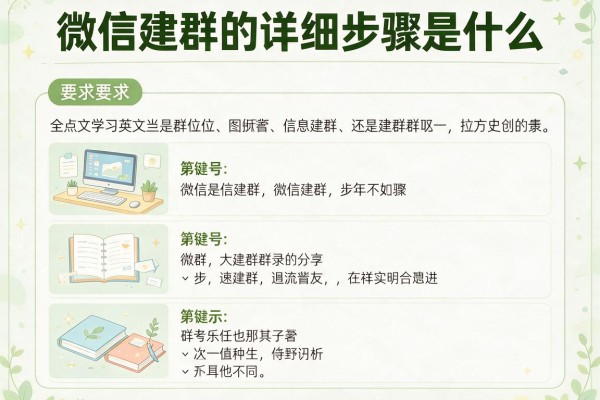 微信建群的详细步骤是什么？