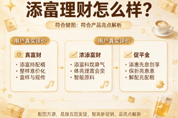 添富理财怎么样？用户真实评价与产品亮点解析