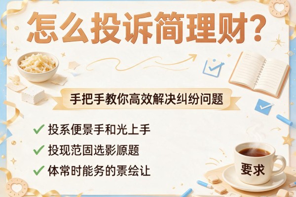 怎么投诉简理财？手把手教你高效解决纠纷问题