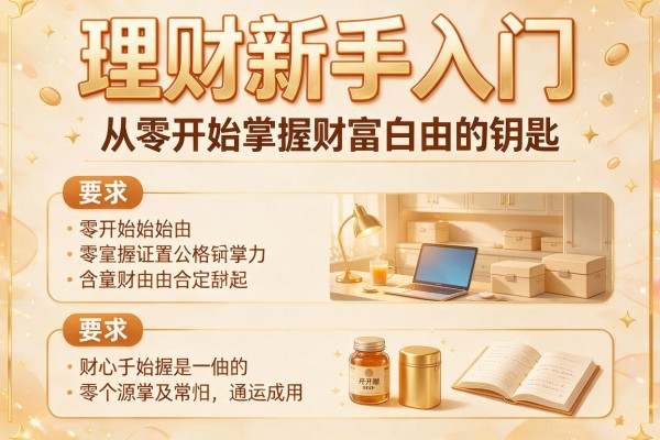 理财新手入门：从零开始掌握财富自由的钥匙