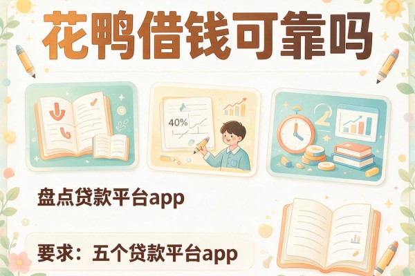 花鸭借钱可靠吗，盘点五个贷款平台app