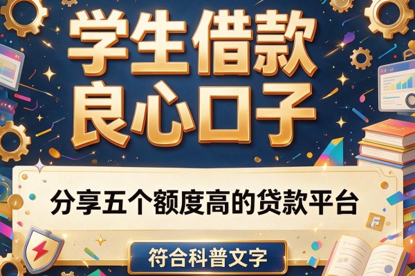 学生借款良心口子，分享五个额度高的贷款平台