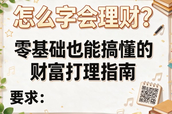 怎么字会理财？零基础也能搞懂的财富打理指南