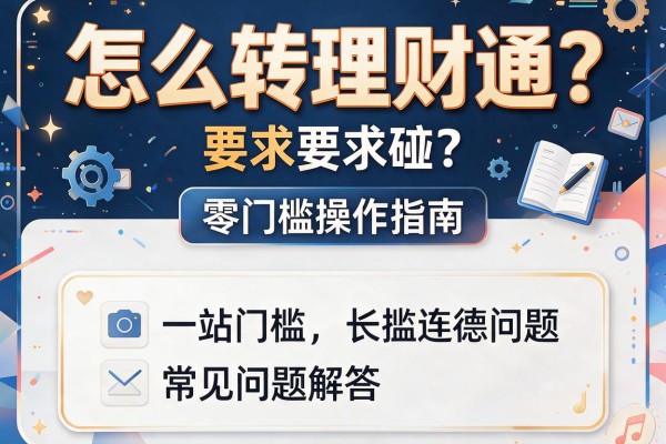 怎么转理财通？零门槛操作指南及常见问题解答