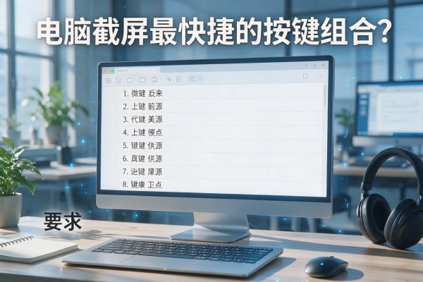 电脑截屏最快捷的按键组合？