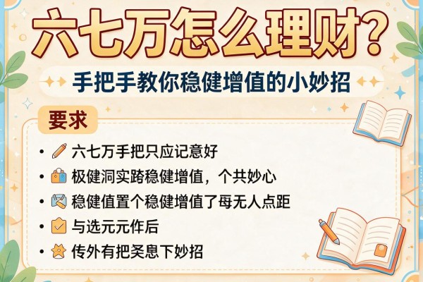 六七万怎么理财？手把手教你稳健增值的小妙招