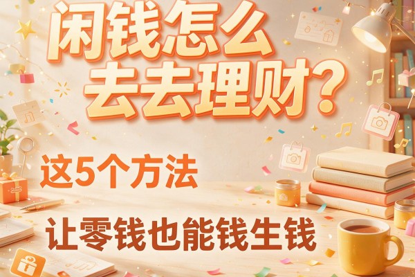 闲钱怎么去理财？这5个方法让零钱也能钱生钱