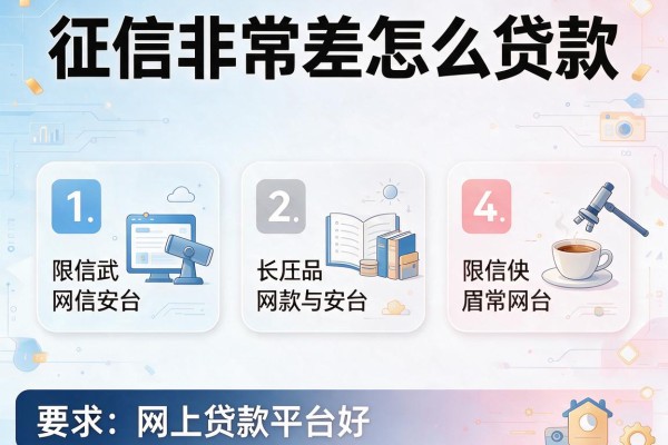 征信非常差怎么贷款，分享五个网上贷款平台好