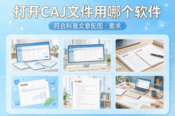 打开CAJ文件用哪个软件