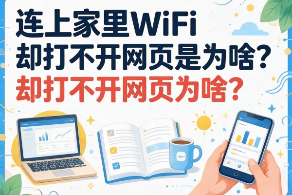 连上家里WiFi却打不开网页是为啥？
