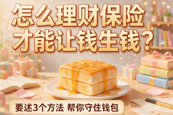 怎么理财保险才能让钱生钱？这3个方法帮你守住钱包