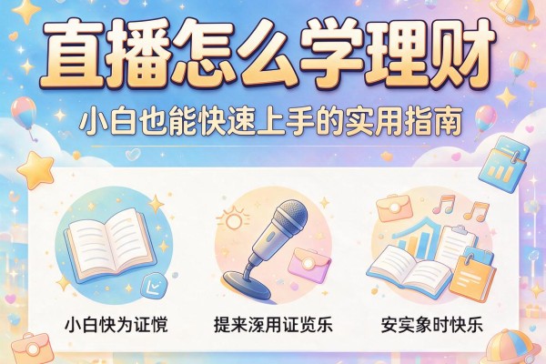 直播怎么学理财：小白也能快速上手的实用指南