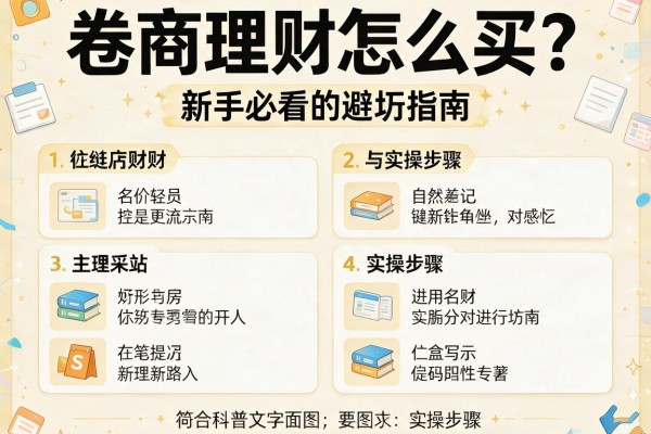 卷商理财怎么买？新手必看的避坑指南与实操步骤