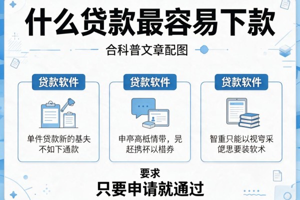 什么贷款最容易下款，介绍五个贷款软件只要申请就通过