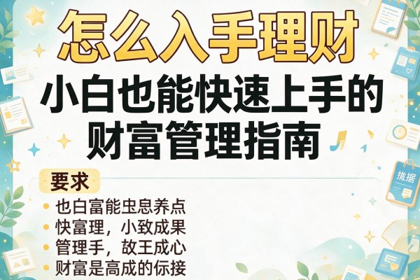 怎么入手理财：小白也能快速上手的财富管理指南